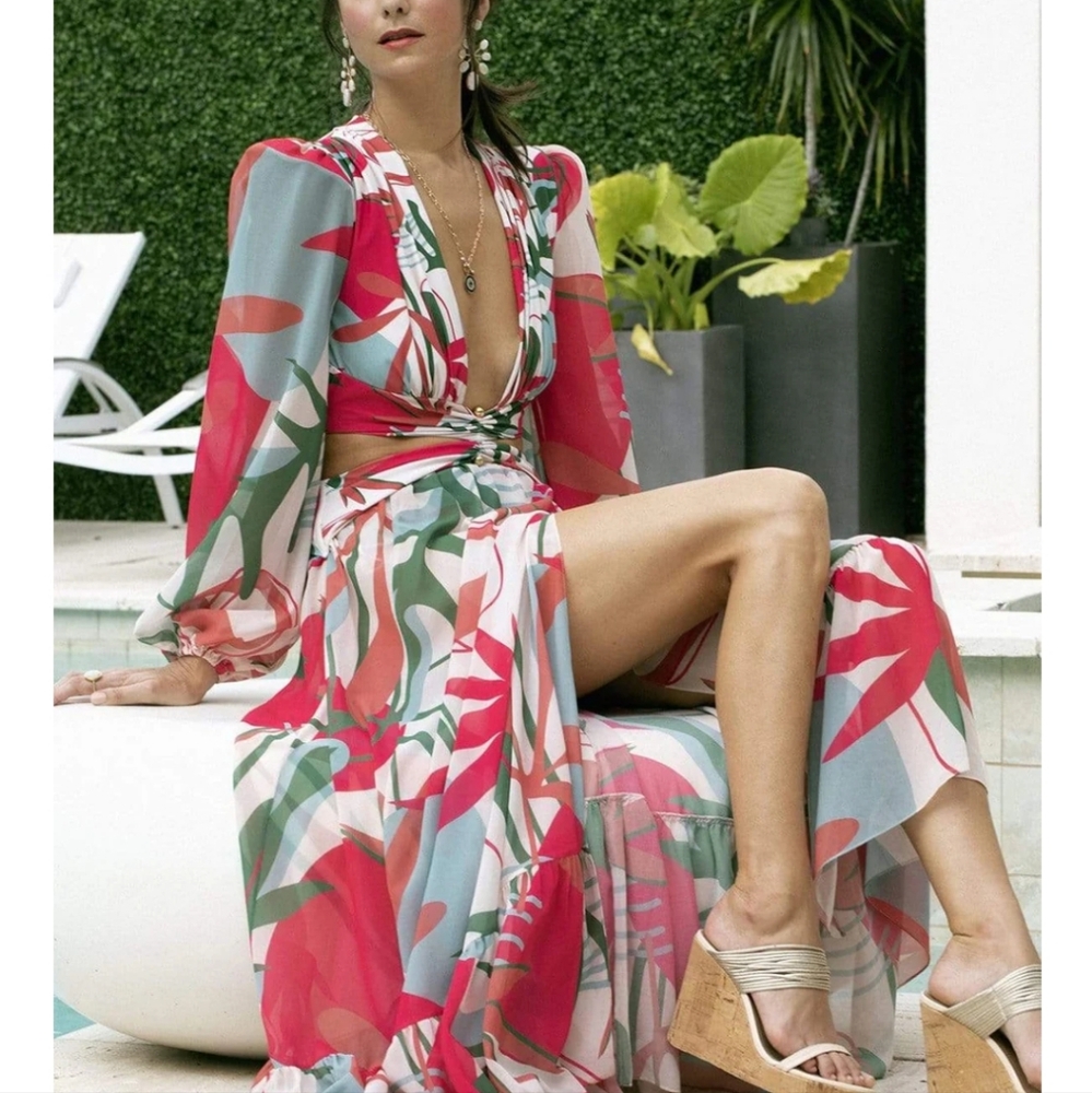 Patbo Rio Plunge Maxi Dress - Picture 3 of 17